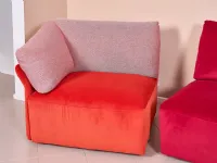 Divano in Tessuto stile design modello Ibis_2 art. 1156_2 scontato - 60%