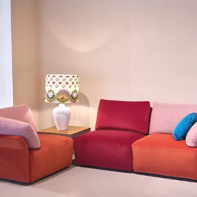 Divano in Tessuto stile design modello Ibis_2 art. 1156_2 scontato - 60%