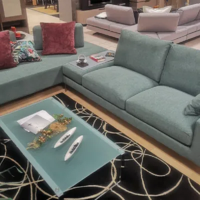 Divano moderno tessuto Silver bello di Biba salotti con sconto del - 40%