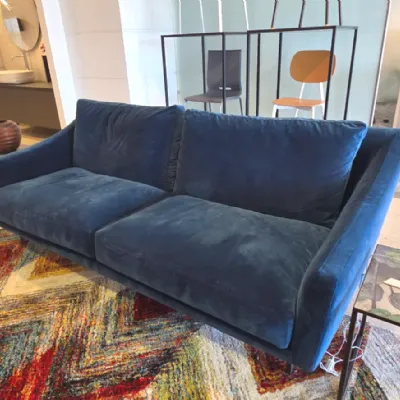 Divano in Tessuto stile design modello Divano skid da 220 velluto  scontato - 55%
