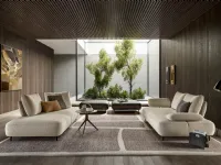 Divano in Tessuto stile design modello Fanny scontato - 35%