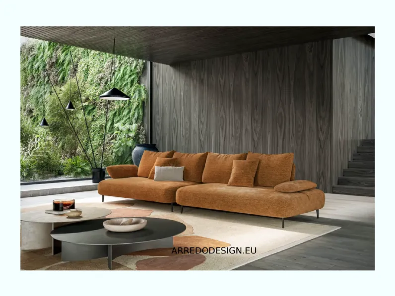 Divano in Tessuto stile design modello Fanny scontato - 35%