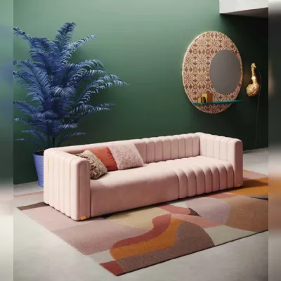 Divano Luxury sofa scamosciato Md work: con uno SCONTO ESCLUSIVO del 43%