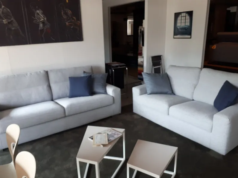 Divano da 3 posti modello Coppia divani sfoderabili  di Rigosalotti scontato