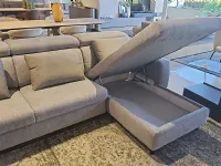 Divano in Tessuto stile moderno modello Divano trasformabile william scontato - 33%