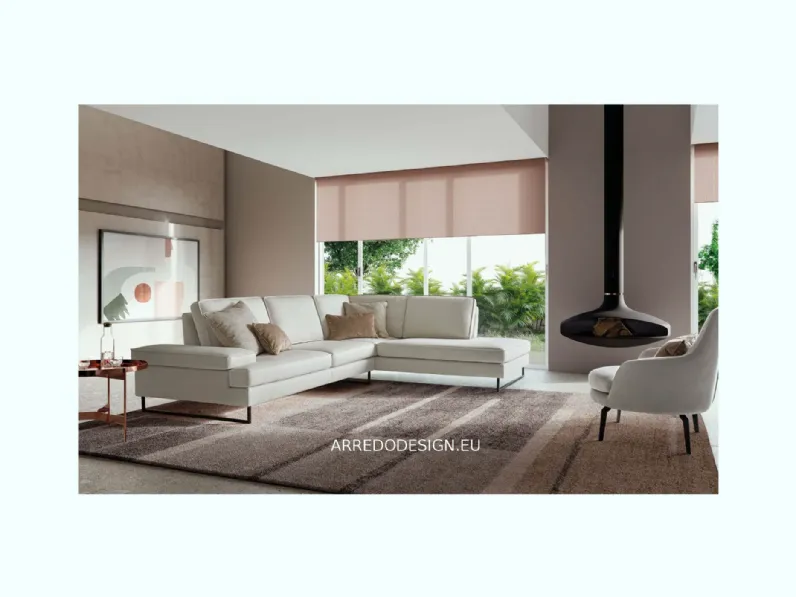 Divano moderno tessuto Luis di Le comfort con sconto del - 35%