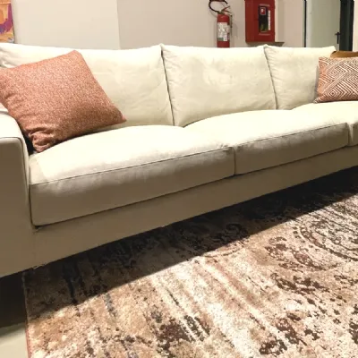 Divano Silver in Tessuto sfoderabile  di Biba salotti scontato 37%
