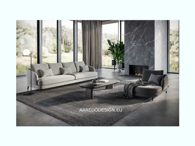 Divano da 5 posti modello Jand di Le comfort scontato