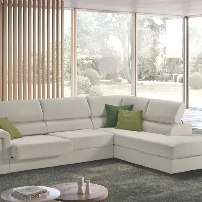 Divano Kay 295 x 224 in Tessuto sfoderabile  di Exc� scontato 22%