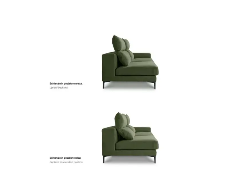 Divano Angolare Keira 302 x 204 Excò in Offerta Outlet a 3045 Euro