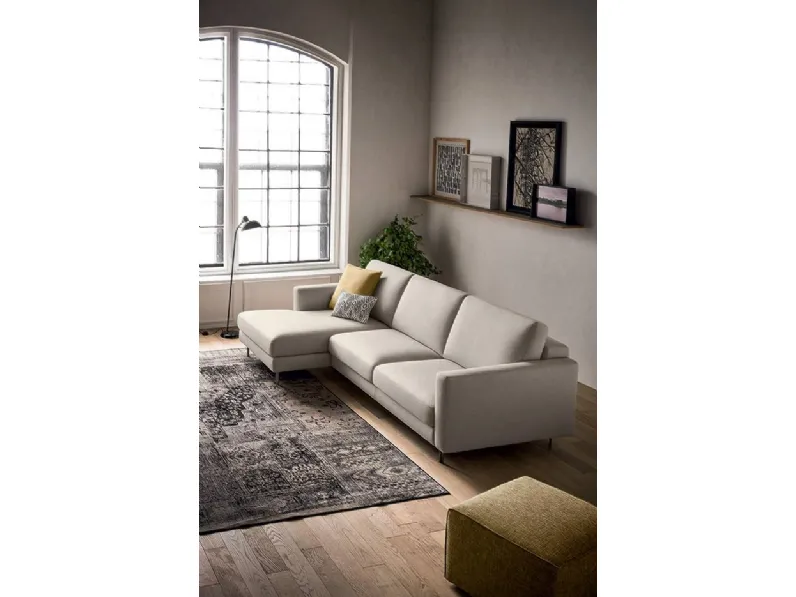 Divano KENDAL Felis con penisola a PREZZO OUTLET