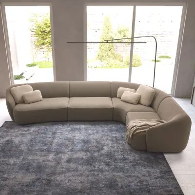 Divano Laurent outlet di Diotti.com in stile moderno in Offerta Outlet