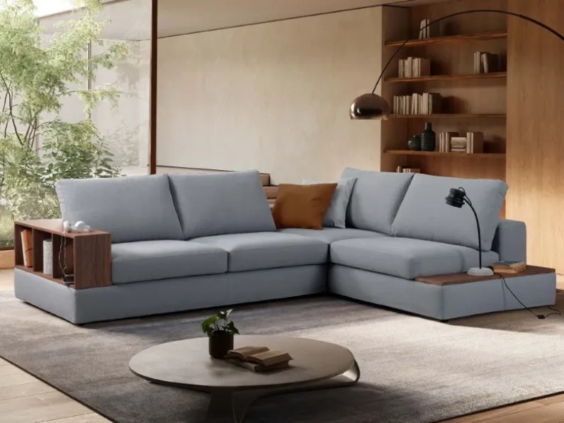 Divano Lerroy 295 x 215 in Tessuto Exc� a prezzo scontato