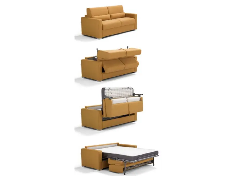 Divano letto Barbara Vis comoda in Tessuto a 1284€