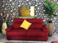 Divano letto Vitarelax in Offerta Outlet. Tessuto misto piuma.