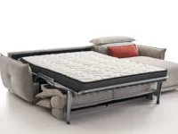 Divano Divano letto venezia con penisola Hoppl� a PREZZO OUTLET scontato del 40%
