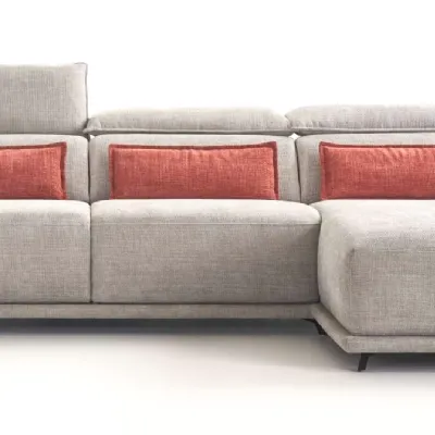 Divano Divano letto venezia con penisola Hoppl� a PREZZO OUTLET scontato del 40%