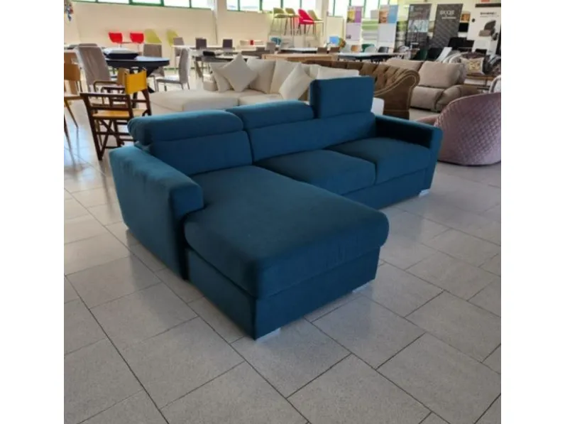 Divano Letto con penisola Pronta consegna divano letto con contenitore Md work in Offerta Outlet a 1445 Euro
