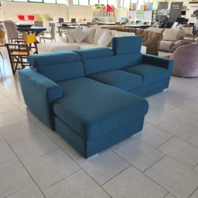 Divano Letto con penisola Pronta consegna divano letto con contenitore Md work in Offerta Outlet a 1445 Euro