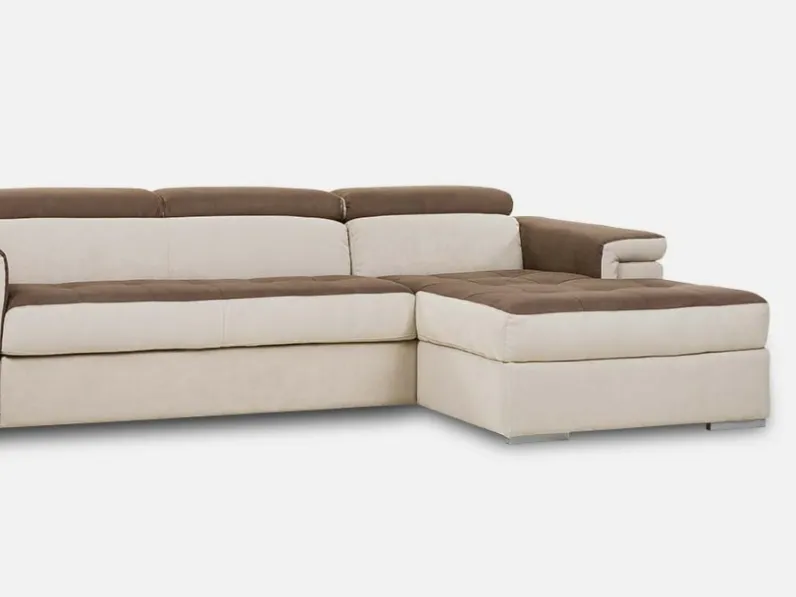 Divano con letto e penisola contenitore vai colori  Md work in OFFERTA - 48%