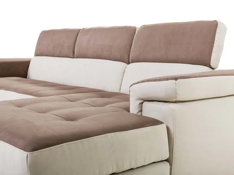 Divano con letto e penisola contenitore vai colori  Md work in OFFERTA - 48%