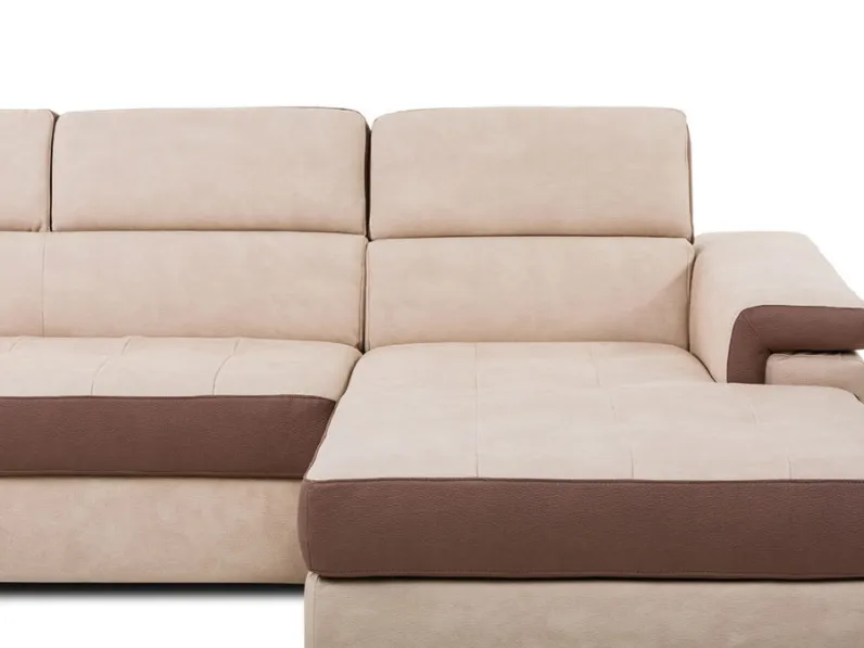 Divano con letto e penisola contenitore vai colori  Md work in OFFERTA - 48%