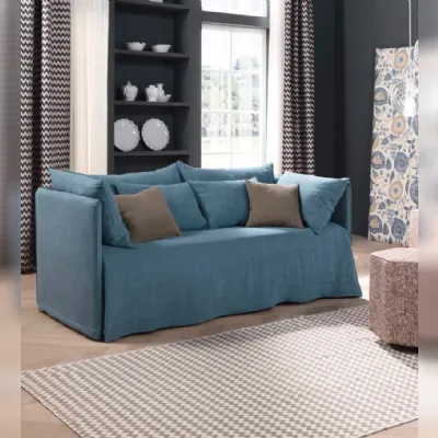 Divano Divano letto completo di materassi in Tessuto sfoderabile  di Md work scontato 50%