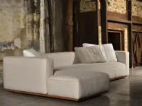 Divano letto Divano letto con penisola piuma  italia Md work PREZZI OUTLET