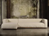 Divano letto Divano letto con penisola piuma  italia Md work PREZZI OUTLET