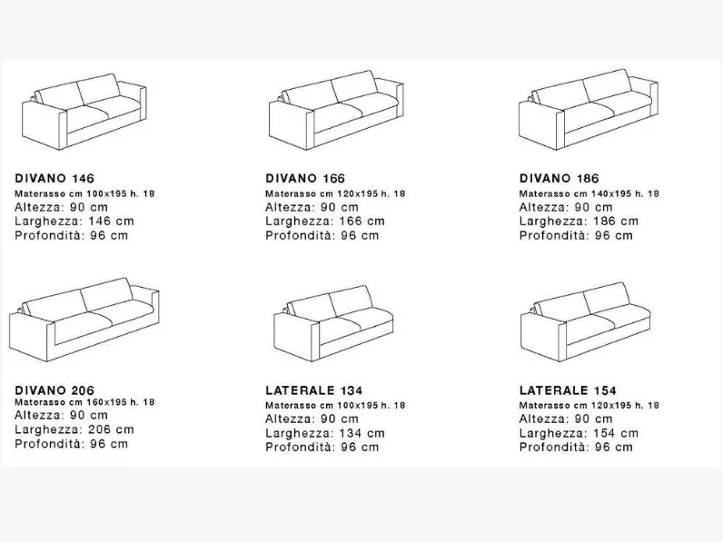 Divano letto Drop Exc OFFERTA OUTLET