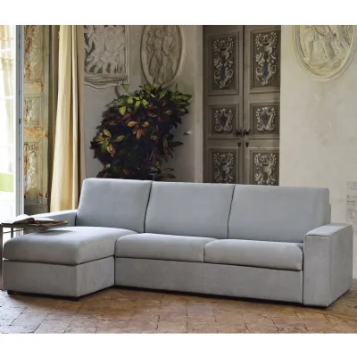 Divano con chaise longue in Tessuto Family bedding a prezzo ribassato