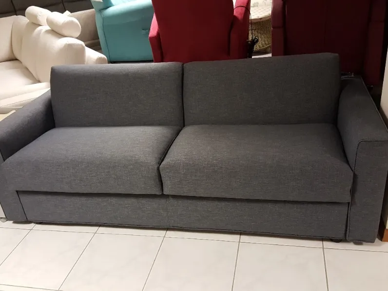 Divano letto Lario prestige medium Artigianale a PREZZO OUTLET scontato del 48%