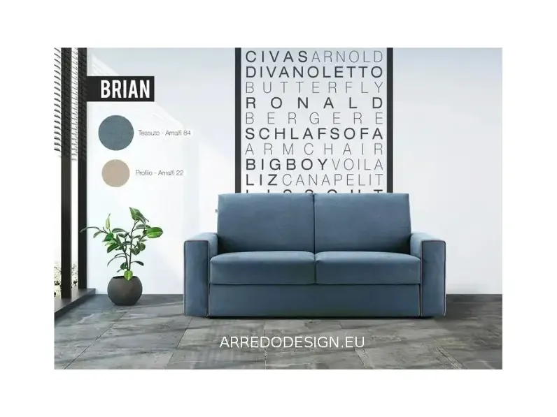 Divano Brian in Tessuto Family bedding a prezzo scontato