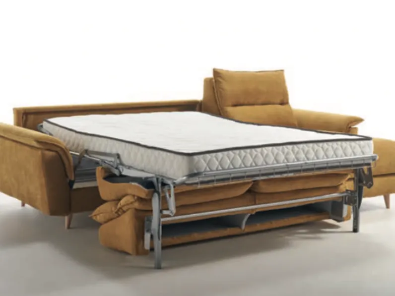 Divano letto Mottes selection in tessuto. Prezzo ribassato!