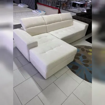 Divano letto San marco letto piu penisola contenitore anti macchia pronta consegna Md work PREZZI OUTLET