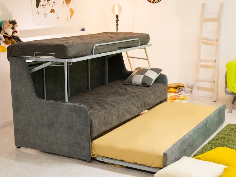 Divano Letto tessuto modello Divano letto tris di Artigianale 