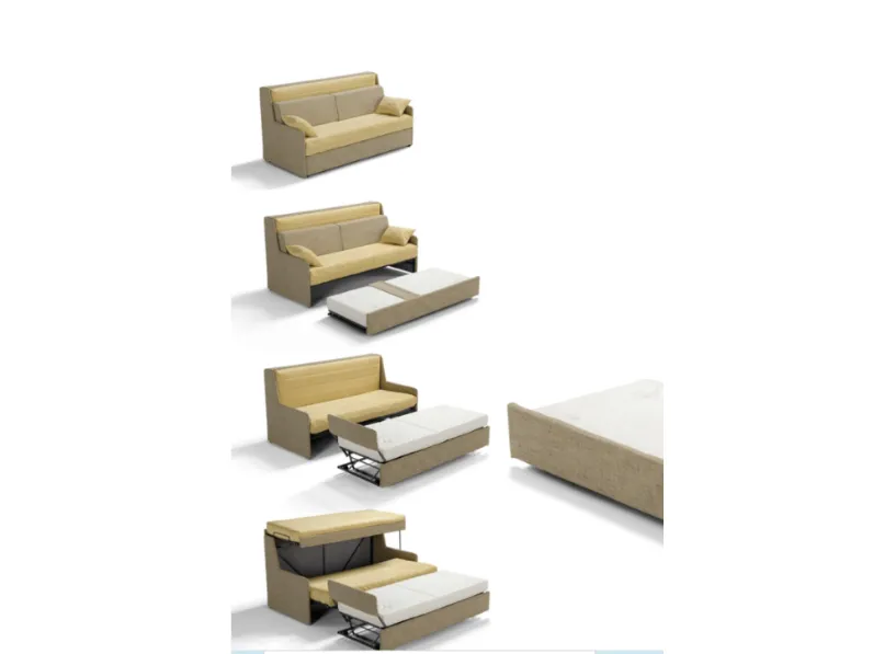 Divano letto Tris Vis comoda in OFFERTA