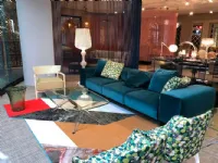 Divano Lineare in Tessuto sfoderabile  Largo  di Kartell 