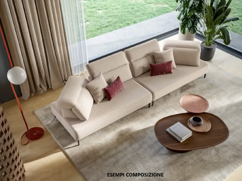 Divano da 3 posti modello Asso di Le comfort scontato