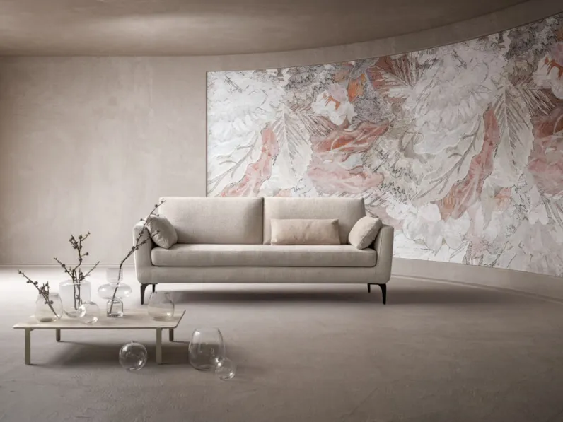 Divano design tessuto Crisp di Samoa con sconto del - 40%