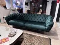 Divano lineare Cv 105 divano art nouveau Calia in Tessuto a 2900�