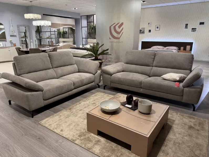 Divano lineare Cv 471 divano maya Collezione esclusiva in Tessuto a 1150�