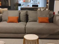 Divano cox by domingo salotti tessuto in misto piuma  Artigianale a prezzo Outlet