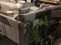 Divano cox by domingo salotti tessuto in misto piuma  Artigianale a prezzo Outlet