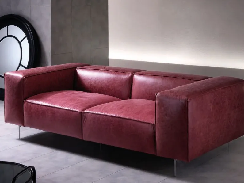 Divano Divano luxury memory in Pelle non sfoderabile  di Md work scontato 45%