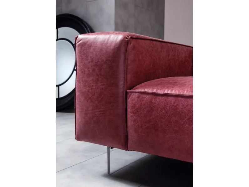 Divano luxury memory in Pelle non sfoderabile  di Md work scontato 45%