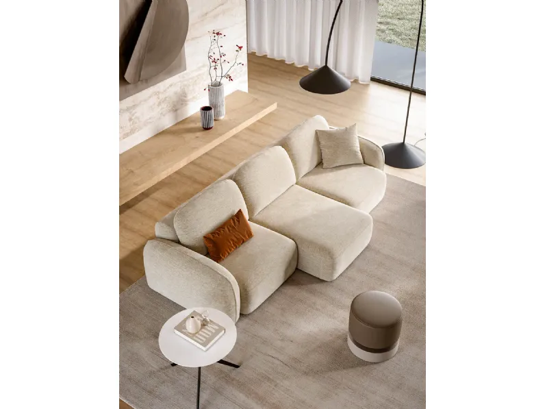Divano modello susa in Tessuto Le comfort a prezzo ribassato