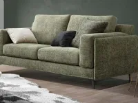 Divano Divano verde in Tessuto sfoderabile  di Artigianale scontato 26%