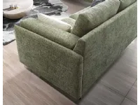 Divano Divano verde in Tessuto sfoderabile  di Artigianale scontato 26%