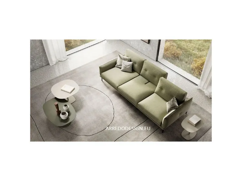 Divano design tessuto Blake di Doimo salotti con sconto del - 35%